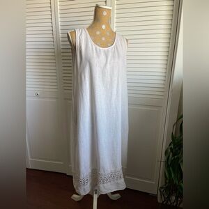 Rosemarine linen dress Italy made